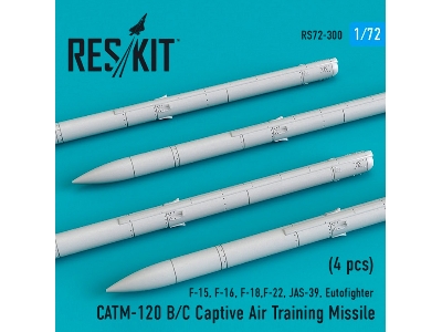 Catm-120 B/ C Captive Air Training Missile 4 Pcs F-15, F-16, F-18,f-22, Jas-39, Eutofighter - zdjęcie 1
