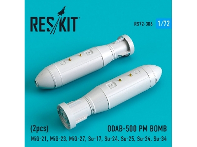 Odab-500 Pm 2pcs Mig-21, Mig-23, Mig-27, Su-17, Su-24, Su-25, Su-24, Su-34 - zdjęcie 1