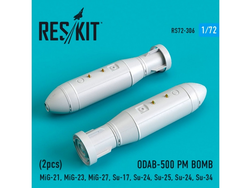 Odab-500 Pm 2pcs Mig-21, Mig-23, Mig-27, Su-17, Su-24, Su-25, Su-24, Su-34 - zdjęcie 1 Odab-500 Pm 2pcs Mig-21, Mig-23, Mig-27, Su-17, Su-24, Su-25, Su-24, Su-34 - zdjęcie 1