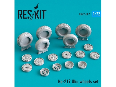 He-219 Uhu Wheels Set - zdjęcie 1