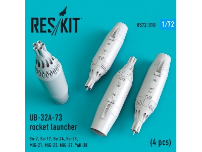 Ub-32a-73 Rocket Launcher 4 Pcs Su-7, Su-17, Su-24, Su-25, Mig-21, Mig-23, Mig-27, Yak-38 - zdjęcie 1