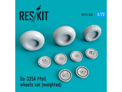 Do-335 B Pfeil Wheels Set Weighted - zdjęcie 1