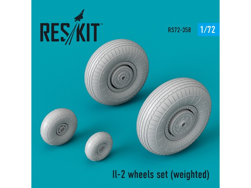 Il-2 Wheels Set (Weighted) - zdjęcie 1 Il-2 Wheels Set (Weighted) - zdjęcie 1