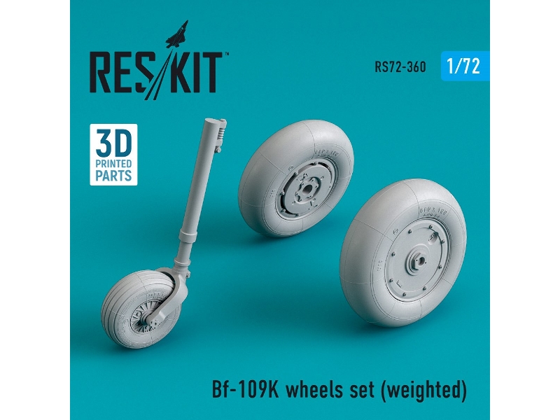 Bf-109k Wheels Set (Weighted) - zdjęcie 1 Bf-109k Wheels Set (Weighted) - zdjęcie 1