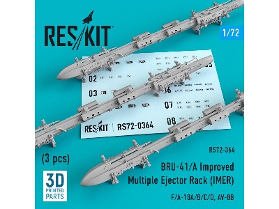 Bru-41/A Improved Multiple Ejector Rack (Imer) (3 Pcs) (F/A-18a/B/C/D, Av-8b) - zdjęcie 1