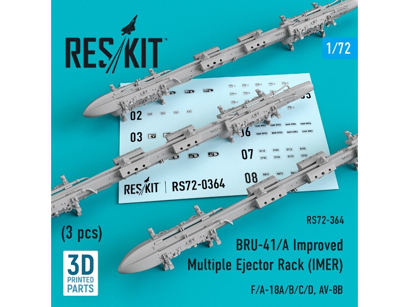 Bru-41/A Improved Multiple Ejector Rack (Imer) (3 Pcs) (F/A-18a/B/C/D, Av-8b) - zdjęcie 1