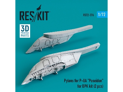 Pylons For P-8a Poseidon For Bpk Kit (2 Pcs) (3d Printing) (1/72) - zdjęcie 1