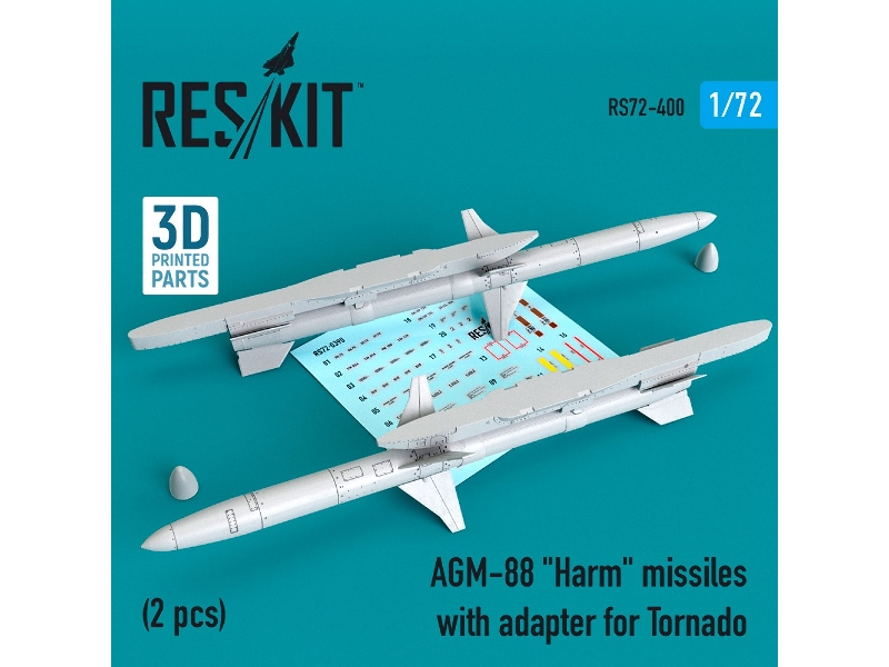 Agm-88 Harm Missiles With Adapter For Tornado 2 Pcs - zdjęcie 1 Agm-88 Harm Missiles With Adapter For Tornado 2 Pcs - zdjęcie 1
