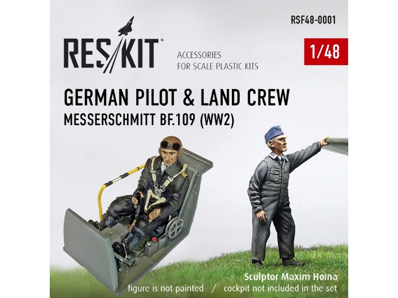 German Pilot & Land Crew Messerchmitt Bf.109 - zdjęcie 1 German Pilot & Land Crew Messerchmitt Bf.109 - zdjęcie 1