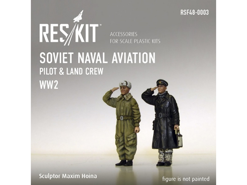 Soviet Naval Aviation Pilot & Land Crew (Ww2) - zdjęcie 1 Soviet Naval Aviation Pilot & Land Crew (Ww2) - zdjęcie 1
