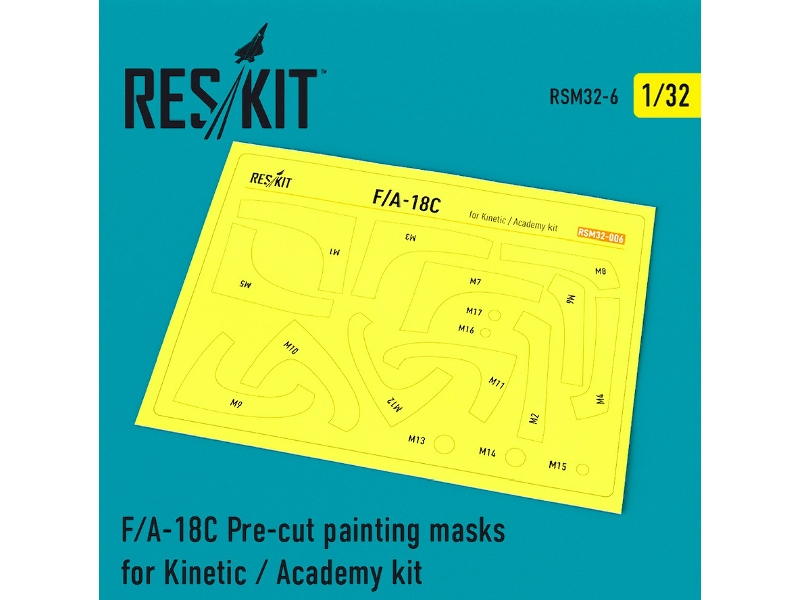 F/A-18c Pre-cut Painting Masks - zdjęcie 1 F/A-18c Pre-cut Painting Masks - zdjęcie 1