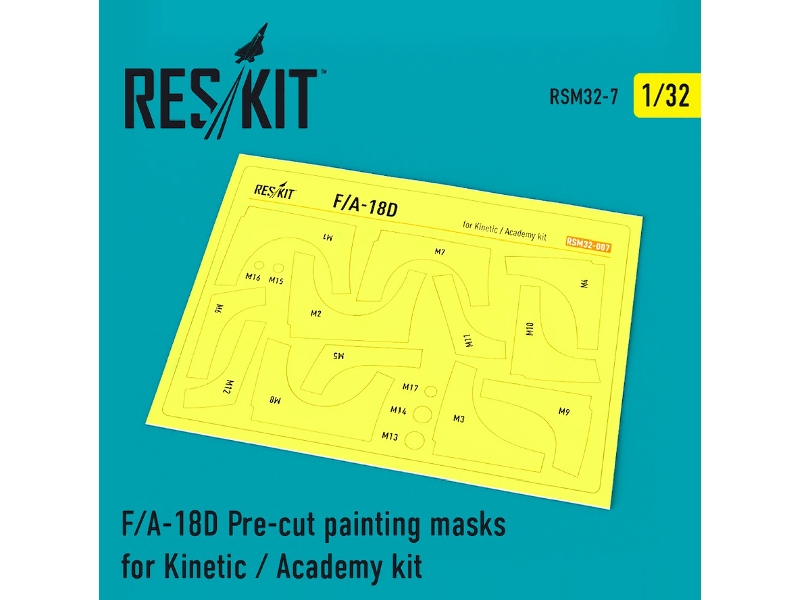 F/A-18d Pre-cut Painting Masks - zdjęcie 1