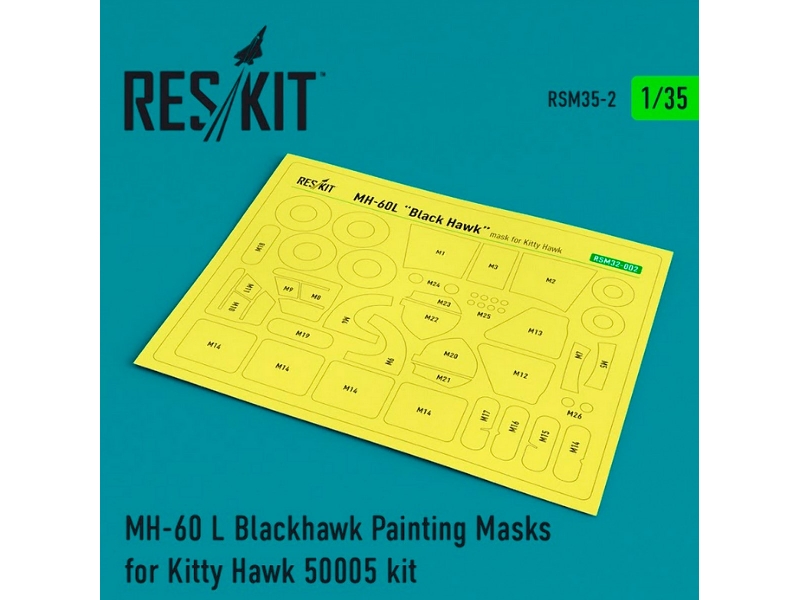 Mh-60 L Blackhawk Painting Masks For Kitty Hawk 50005 Kit - zdjęcie 1 Mh-60 L Blackhawk Painting Masks For Kitty Hawk 50005 Kit - zdjęcie 1