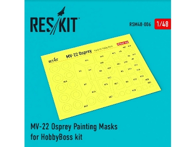 Mv-22 Osprey Painting Masks For Hobby Boss Kit - zdjęcie 1