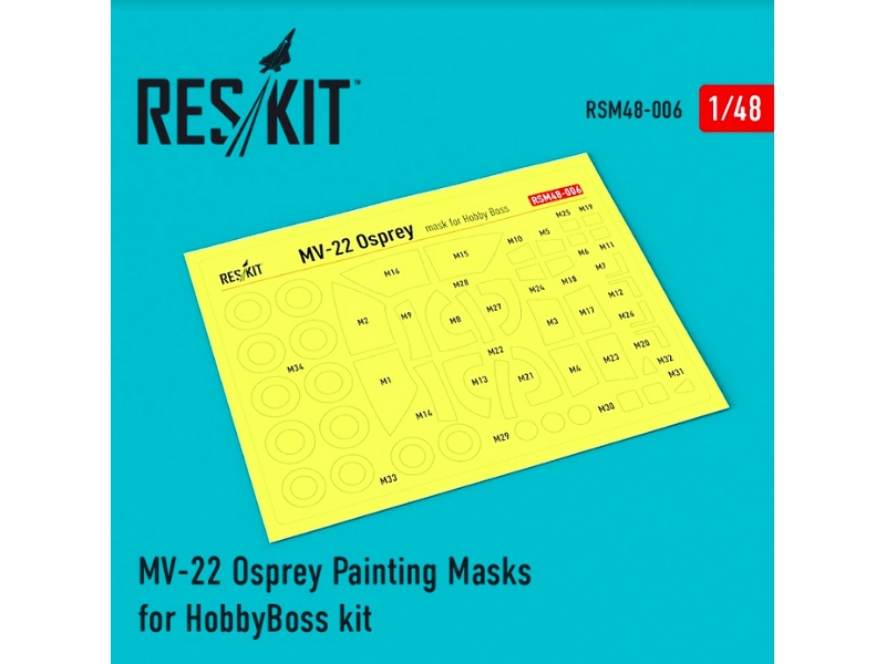 Mv-22 Osprey Painting Masks For Hobby Boss Kit - zdjęcie 1