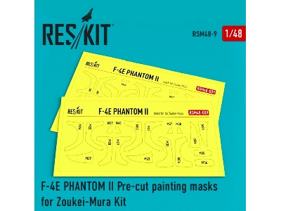 F-4 E Phantom Ii Pre-cut Painting Masks For Zoukei-mura Kit - zdjęcie 1