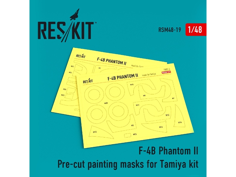 F-4b Phantom Ii Pre-cut Painting Masks - zdjęcie 1 F-4b Phantom Ii Pre-cut Painting Masks - zdjęcie 1