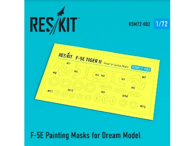F-5e Tiger Ii Painting Masks For Dream Model Kit - zdjęcie 1