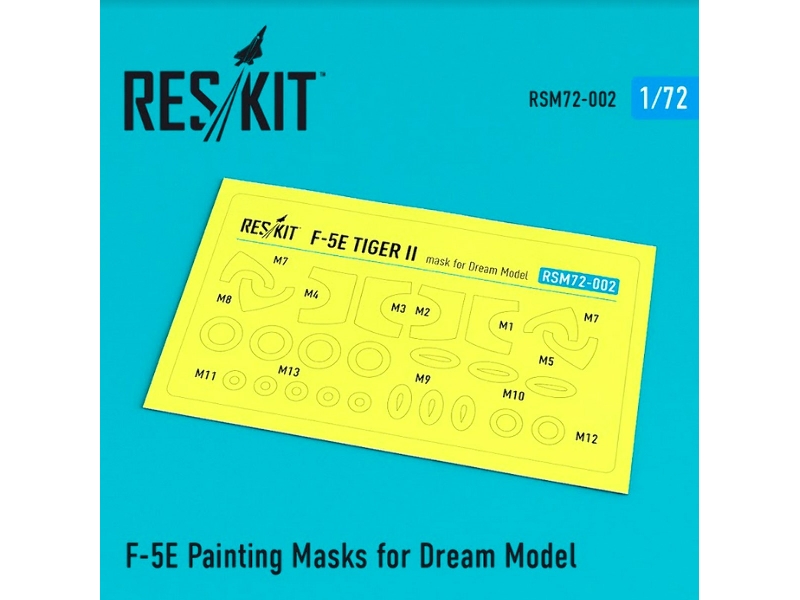 F-5e Tiger Ii Painting Masks For Dream Model Kit - zdjęcie 1