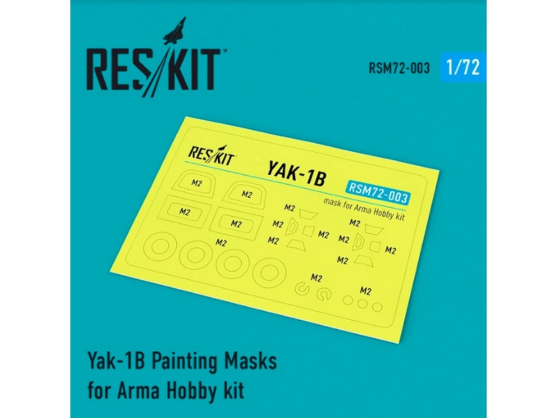 Yak-1b Painting Masks For Arma Hobby Kit - zdjęcie 1 Yak-1b Painting Masks For Arma Hobby Kit - zdjęcie 1