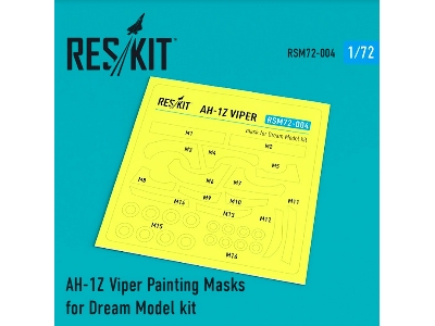 Ah-1z Viper Painting Masks For Dream Model Kit - zdjęcie 1