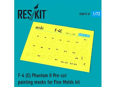 F-4 (C) Phantom Ii Pre-cut Painting Masks - zdjęcie 1
