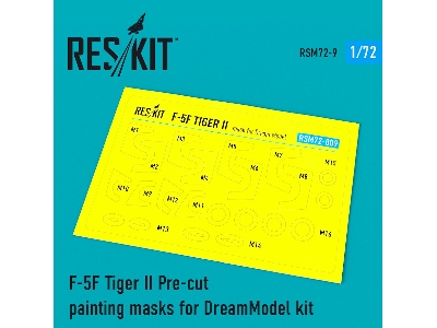F-5f Tiger Ii Pre-cut Painting Masks - zdjęcie 1