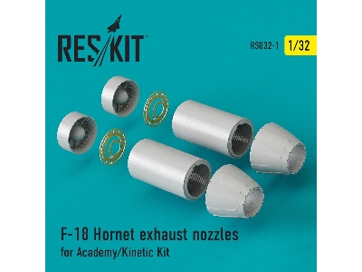 F-18 Hornet Exhaust Nozzles For Academy/Kinetic Kit - zdjęcie 1