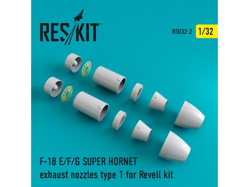 F-18 Super Hornet Type 1 Exhaust Nozzles For Revell - zdjęcie 1 F-18 Super Hornet Type 1 Exhaust Nozzles For Revell - zdjęcie 1
