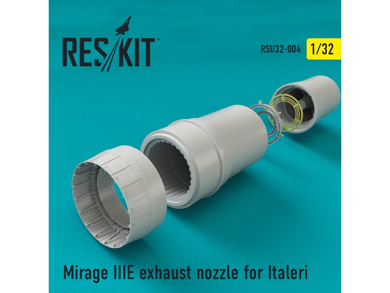 Mirage Iiie Exhaust Nozzle For Italeri - zdjęcie 1 Mirage Iiie Exhaust Nozzle For Italeri - zdjęcie 1