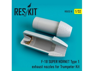 F-18 E/ G Super Hornet Type 1 Exhaust Nozzles For Trumpeter Kit - zdjęcie 1