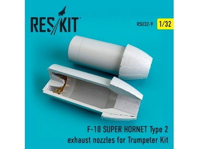 F-18 E/ G Super Hornet Type 2 Exhaust Nozzles For Trumpeter Kit - zdjęcie 1
