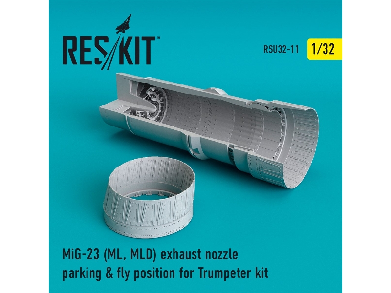 Mig-23 (Ml, Mld) Exhaust Nozzle Parking & Fly Position For Trumpeter Kit - zdjęcie 1