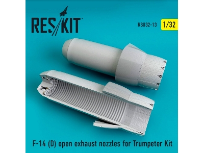 F-14 D Open Exhaust Nozzles For Trumpeter Kit - zdjęcie 1