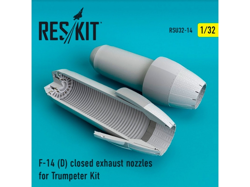 F-14 D Closed Exhaust Nozzles For Trumpeter Kit - zdjęcie 1