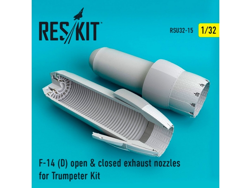 F-14 D Open And Closed Exhaust Nozzles Trumpeter Kit - zdjęcie 1