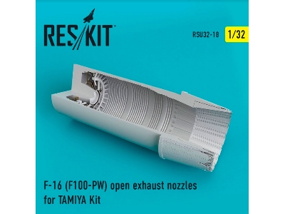 F-16 F100-pw Open Exhaust Nozzles For Tamiya Kit - zdjęcie 1