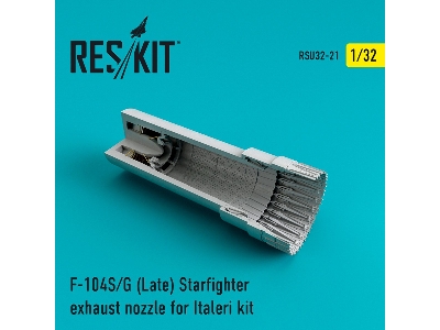 F-104 Starfighter (S/G Late) Exhaust Nozzle For Italeri Kit - zdjęcie 1