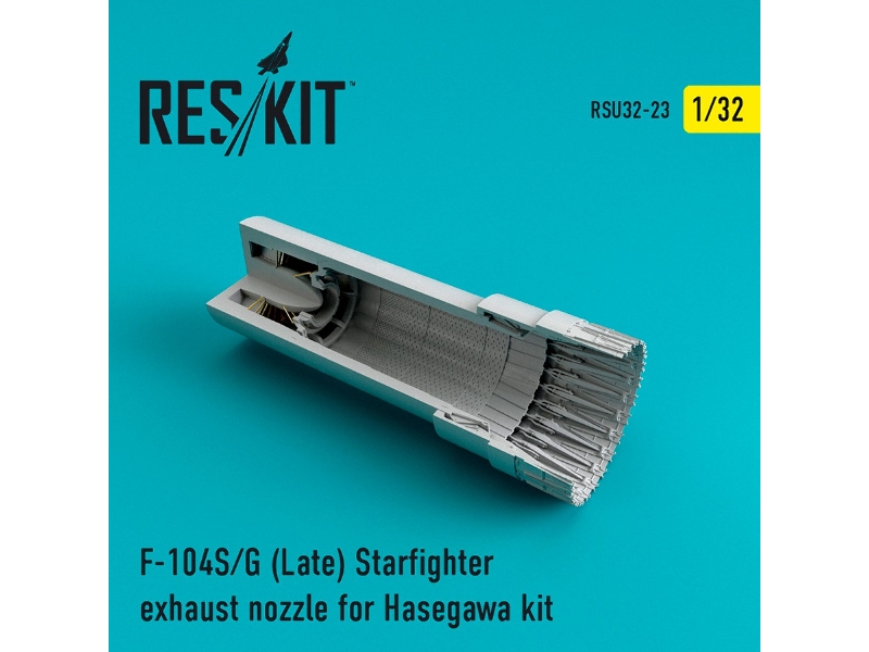 F-104 Starfighter (S/G Late) Exhaust Nozzle For Hasegawa Kit - zdjęcie 1 F-104 Starfighter (S/G Late) Exhaust Nozzle For Hasegawa Kit - zdjęcie 1
