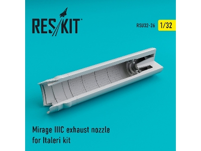 Mirage Iiic Exhaust Nozzle For Italeri Kit - zdjęcie 1