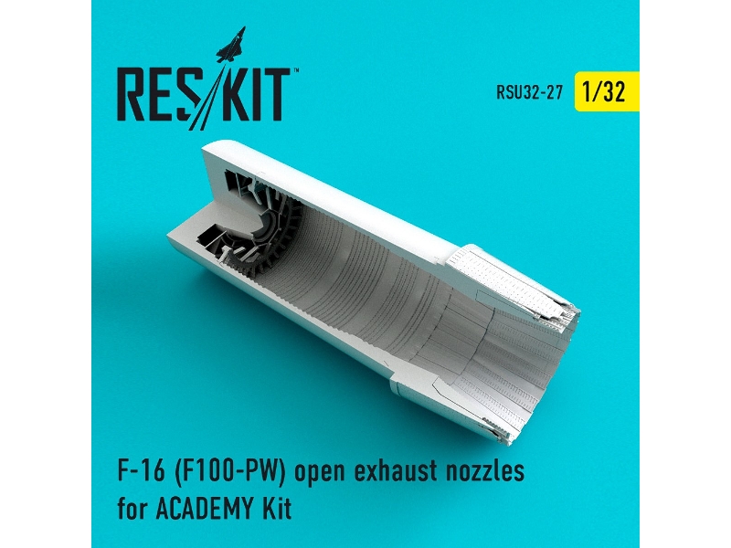 F-16 (F100-pw) Open Exhaust Nozzles For Academy Kit - zdjęcie 1 F-16 (F100-pw) Open Exhaust Nozzles For Academy Kit - zdjęcie 1