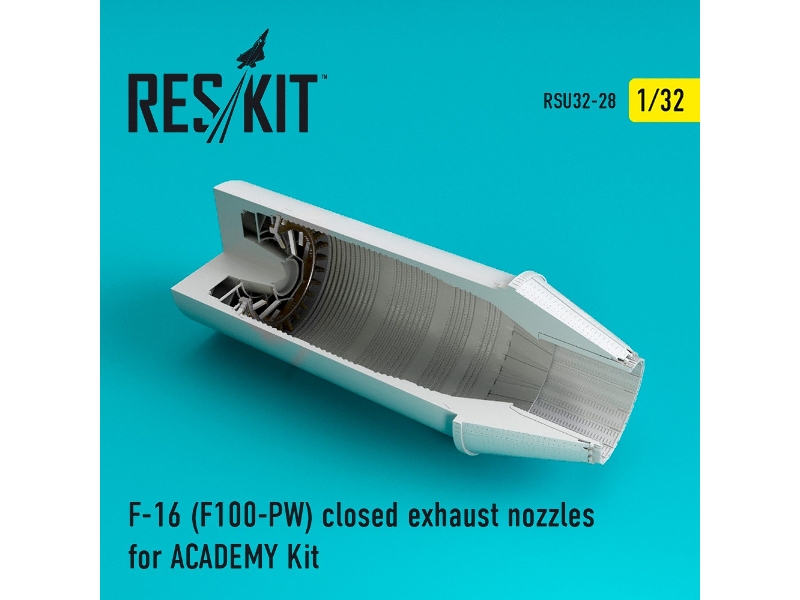 F-16 (F100-pw) Closed Exhaust Nozzles For Academy Kit - zdjęcie 1 F-16 (F100-pw) Closed Exhaust Nozzles For Academy Kit - zdjęcie 1