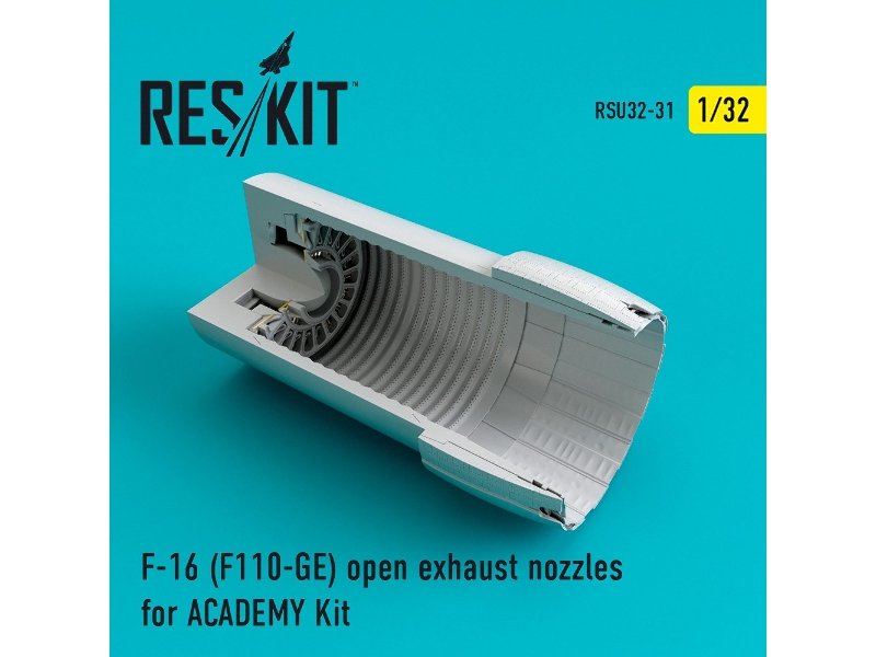 F-16 (F110-ge) Open Exhaust Nozzles For Academy Kit - zdjęcie 1 F-16 (F110-ge) Open Exhaust Nozzles For Academy Kit - zdjęcie 1