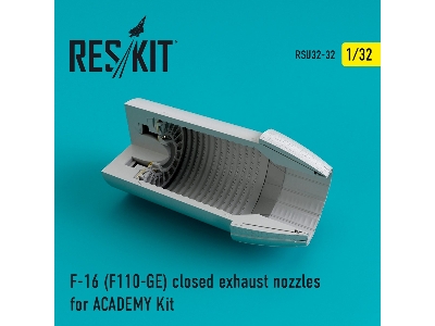 F-16 (F110-ge) Closed Exhaust Nozzles For Academy Kit - zdjęcie 1