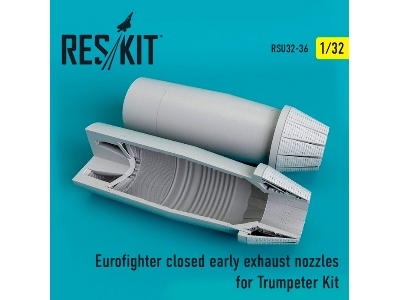 Eurofighter Closed Early Type Exhaust Nozzles For Trumpeter Kit - zdjęcie 1