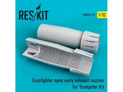 Eurofighter Open Early Type Exhaust Nozzles For Trumpeter Kit - zdjęcie 1