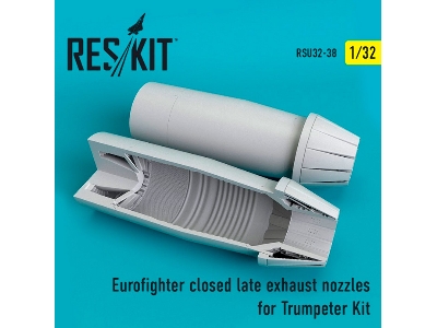 Eurofighter Closed Late Type Exhaust Nozzles For Trumpeter Kit - zdjęcie 1