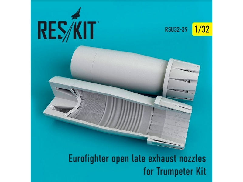 Eurofighter Open Late Type Exhaust Nozzles For Trumpeter Kit - zdjęcie 1 Eurofighter Open Late Type Exhaust Nozzles For Trumpeter Kit - zdjęcie 1