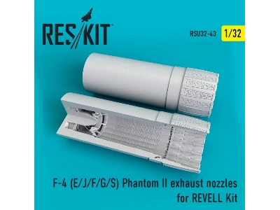 F-4 E/ J/ F/ G/ S Phantom Ii Exhaust Nozzles For Revell Kit - zdjęcie 1