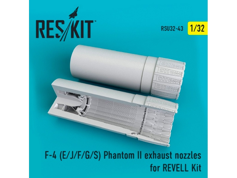 F-4 E/ J/ F/ G/ S Phantom Ii Exhaust Nozzles For Revell Kit - zdjęcie 1 F-4 E/ J/ F/ G/ S Phantom Ii Exhaust Nozzles For Revell Kit - zdjęcie 1